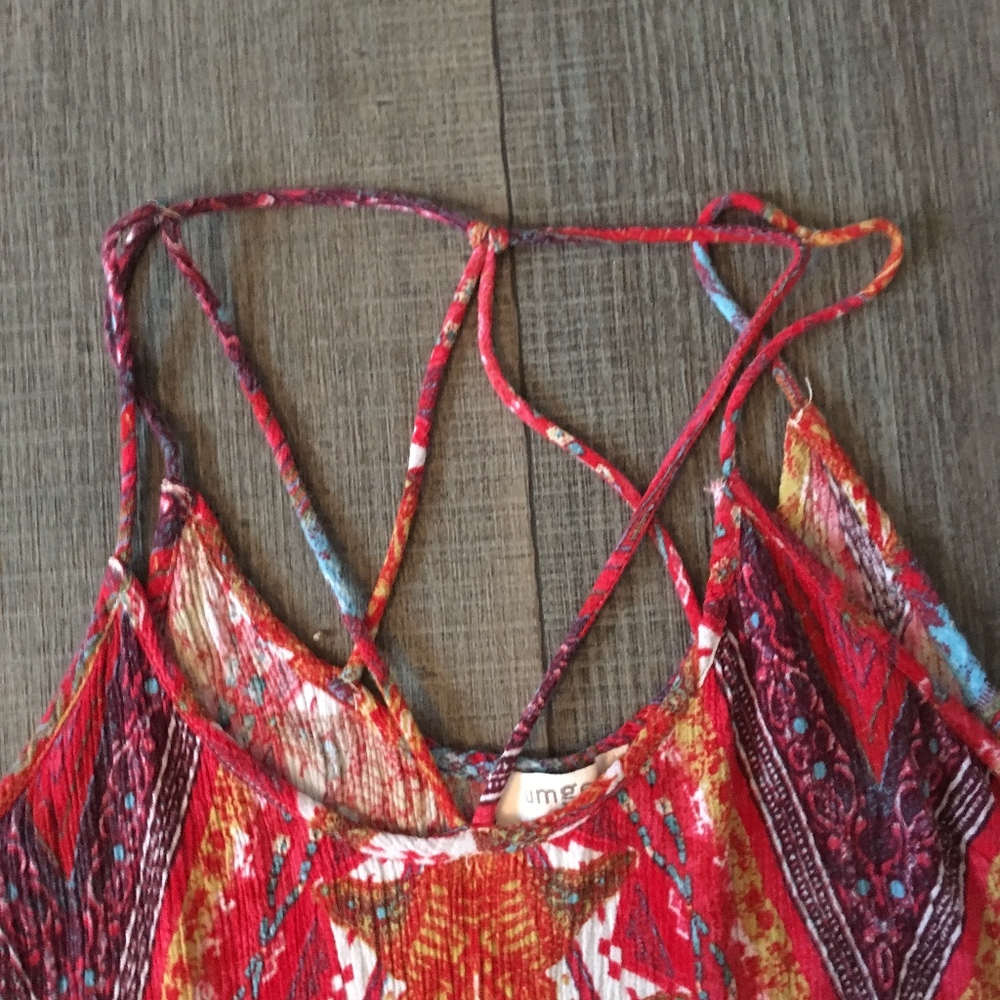 Umgee Fringe Tank Top - Picture 3 of 5